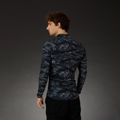 Чоловічий рашгард SPECPROM Black Tiger Stripes Camo в Україні