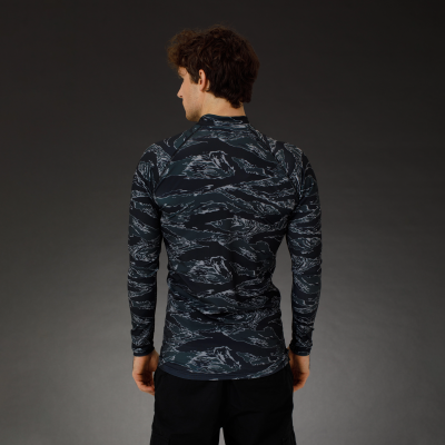 Чоловічий рашгард SPECPROM Black Tiger Stripes Camo в Україні