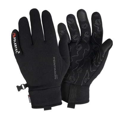 Перчатки тактические зимние Pentagon Ursus Power Stretch Polartec, Черный в Украине