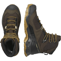 Ботинки туристические SALOMON Quest Element GTX. Коричневый