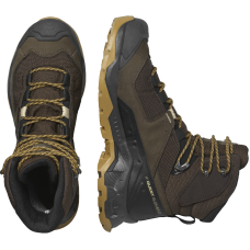 Ботинки туристические SALOMON Quest Element GTX. Коричневый