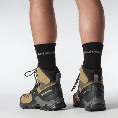 Ботинки тактические SALOMON Quest 4 GTX. Черный-Койот в Украине