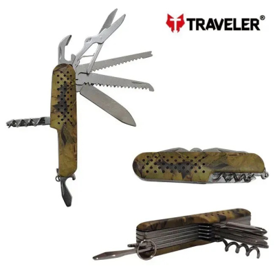 Мультитул швейцарский Traveler K-5011-G-40. Мультикам в Украине
