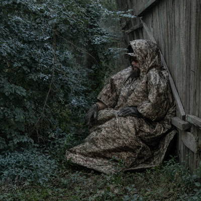 Плащ-пончо тактическое COMBATANT ghostcover. Хищник в Украине