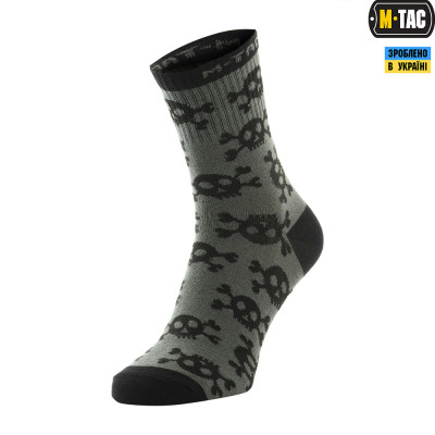 Носки тактические летние M-Tac Mk.3 Pirate Skull. Олива в Украине