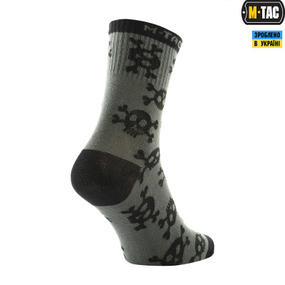Носки тактические летние M-Tac Mk.3 Pirate Skull. Олива в Украине