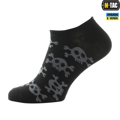 Носки M-Tac летние легкие Pirate Skull. Черный в Украине