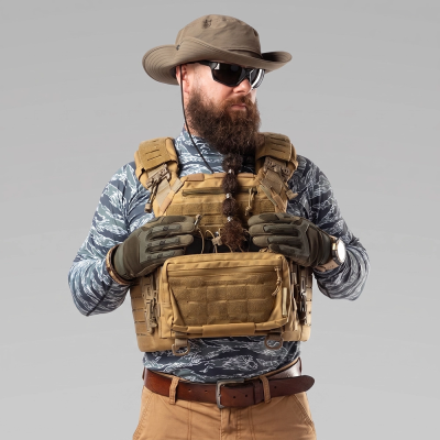Чоловічий тактичний рашгард Combatant ASSAULT PRO LS. Tiger Blue в Україні