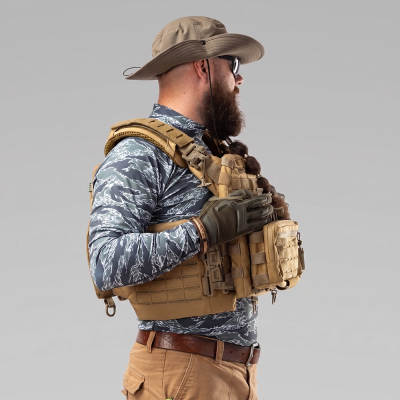 Чоловічий тактичний рашгард Combatant ASSAULT PRO LS. Tiger Blue в Україні
