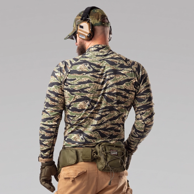 Чоловічий тактичний рашгард Combatant ASSAULT PRO LS. Tiger Green в Україні