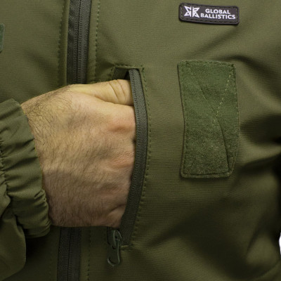 Куртка тактическая Global Ballistics Soft Shell. Олива в Украине