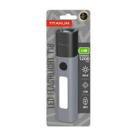 Портативный светодиодный фонарик TITANUM TLF-T18 200Lm. Серый