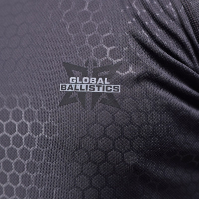 Футболка тактическая Global Ballistics Hexagon. Серый в Украине