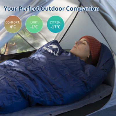 Спальний мішок Naturehike MJ 300 CNK2300SD014. Синій в Україні