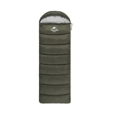 Спальник з капюшоном лівий (-3°C) Naturehike U350S NH20MSD07. Олива