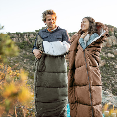 Спальник с капюшоном левый (-3°C) Naturehike U350S NH20MSD07. Олива в Украине