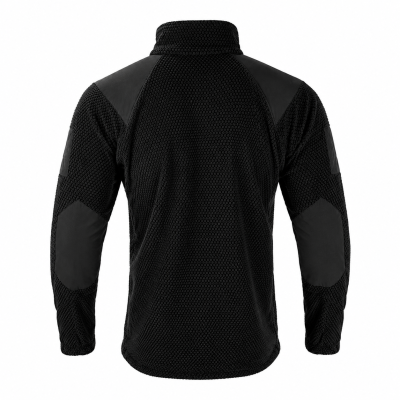 Кофта тактична флісова Han-Wild Grid Fleece. Чорний в Україні