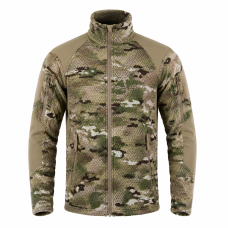 Кофта тактическая флисовая Han-Wild Grid Fleece. Мультикам
