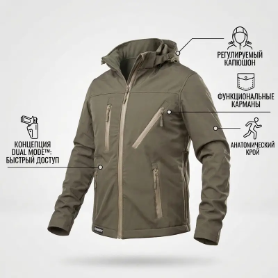 Куртка Softshell Combatant SHIFT CORE. Олива в Украине