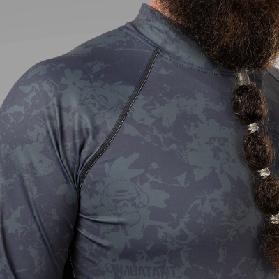 Чоловічий тактичний рашгард Combatant ASSAULT PRO LS Pattern. Графіт в Україні