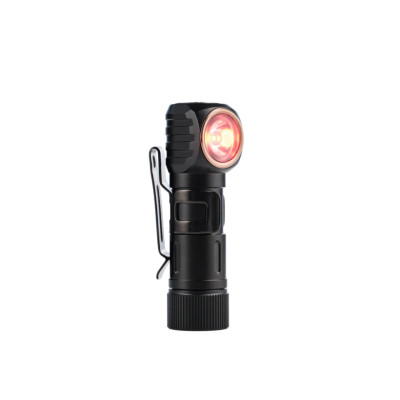 Фонарь налобный тактический с красным светом Fenix ​​HM23 V2.0. Черный в Украине