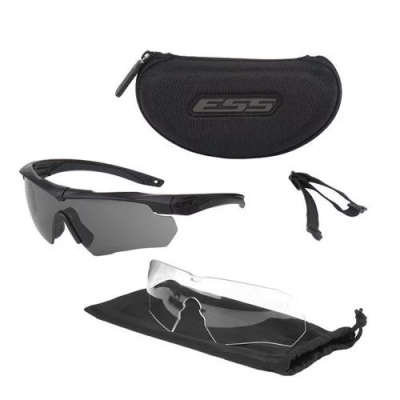 Тактические очки ESS Crossbow 2LS Kit. Черный в Украине