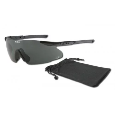 Очки защитные стрелковые ESS ICE 1LS Kit. Черный в Украине