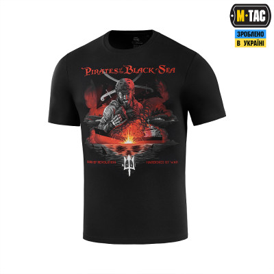 Футболка M-Tac Pirates of the Black Sea. Черный в Украине