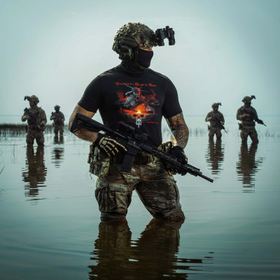 Футболка M-Tac Pirates of the Black Sea. Черный в Украине