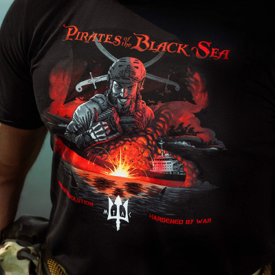 Футболка M-Tac Pirates of the Black Sea. Черный в Украине