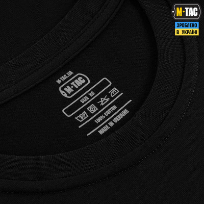 Футболка M-Tac WAR Cotton Hard Black/Mint. Черный в Украине