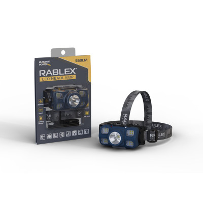 Налобный светодиодный фонарь Rablex RB963. Синий в Украине