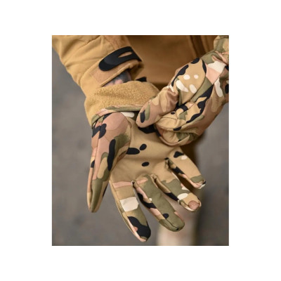 Рукавиці демісезонні Soft Shell. Мультикам в Україні