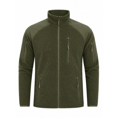 Кофта тактична флісова 7.62 tactical Grid Fleece. Олива в Україні