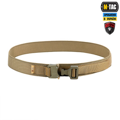 Тактический ремень Cobra Buckle Belt M-Tac 3XL. Койот в Украине