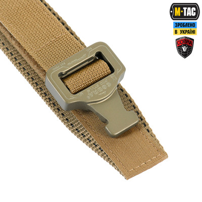 Тактический ремень Cobra Buckle Belt M-Tac 3XL. Койот в Украине