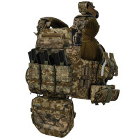 NEW! Передова плитоноска Warmor Gen.5 ПІКСЕЛЬ + 9 підсумків