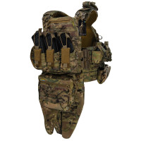 NEW! Передовая плитоноска Warmor Gen.5 МУЛЬТИКАМ + модульный баллистический фартук для защиты паха и 9 подсумков
