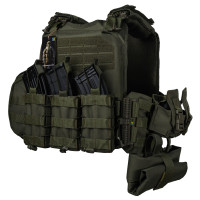 Плитоноска ARES Gen.2  ОЛИВА + 7 подсумков