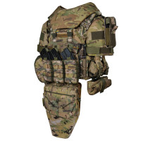 Плитоноска Warmor Gen.3 Pro Max МУЛЬТИКАМ + Защита шеи, плеч, фартук и 9 подсумков