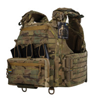 NEW! Премиум плитоноска Warmor Gen.6 МУЛЬТИКАМ + подсумок органайзер комбинирований под 3 магазина АК