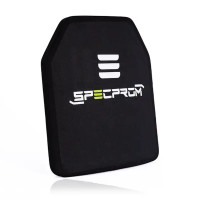 Керамическая бронеплита Sic+PE 6-го класса. Вес 2.4 кг. Размер 25 на 30 см.